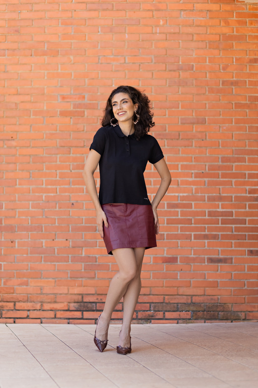 Camiseta Easy Gola Polo Suedine de Algodão Egípcio