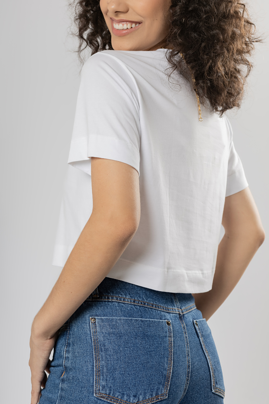 Camiseta Básica Easy Gola Redonda Algodão Egípcio