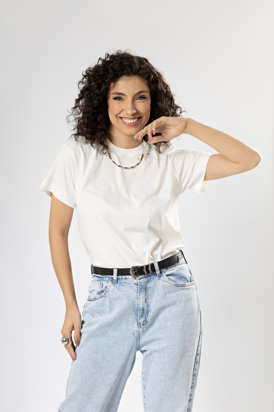 Camiseta Básica Easy Gola Redonda Algodão Egípcio