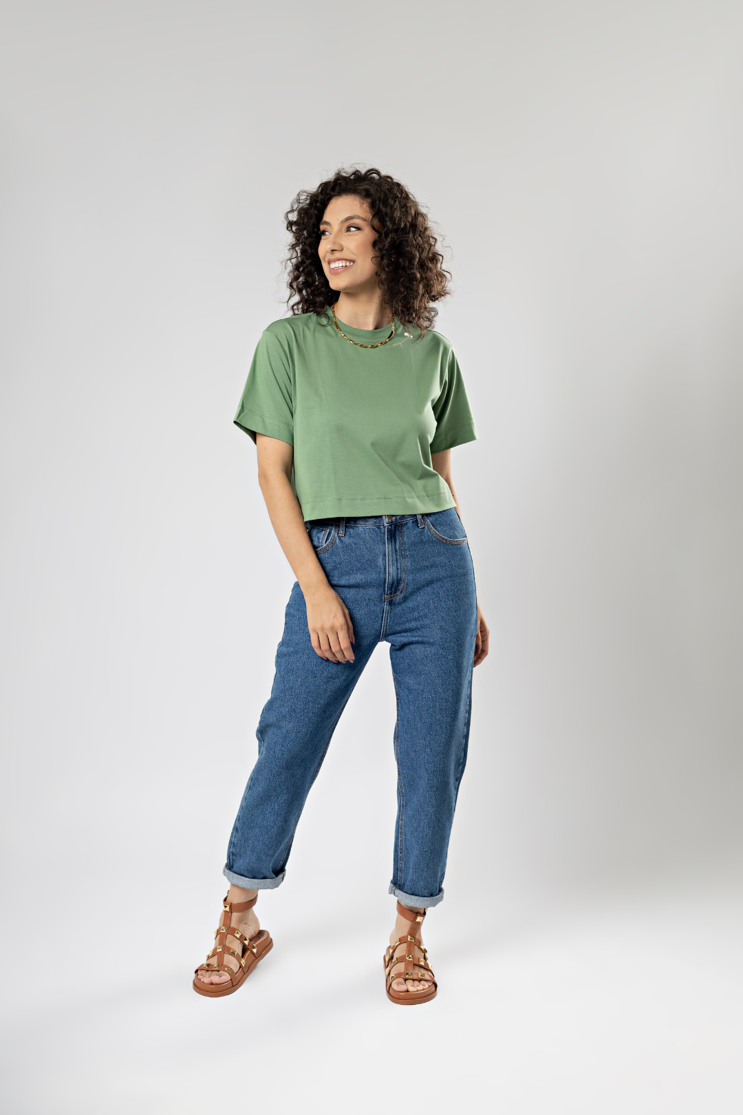 Camiseta Básica Easy Gola Redonda Algodão Egípcio