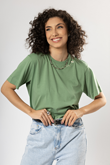 Camiseta Básica Easy Gola Redonda Algodão Egípcio