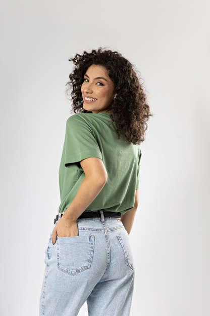 Camiseta Básica Easy Gola Redonda Algodão Egípcio